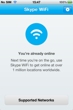 skype wifi iphone ipad