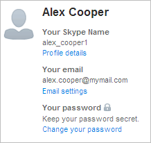 修改Skype的注册邮箱